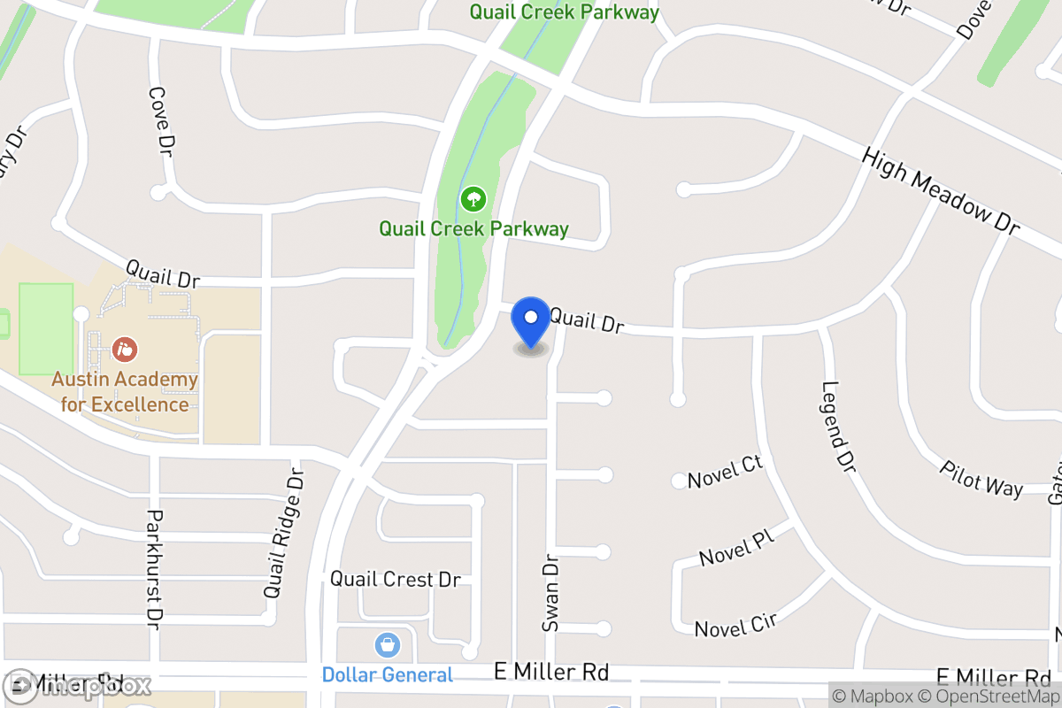 Map of 1705 Swan Dr