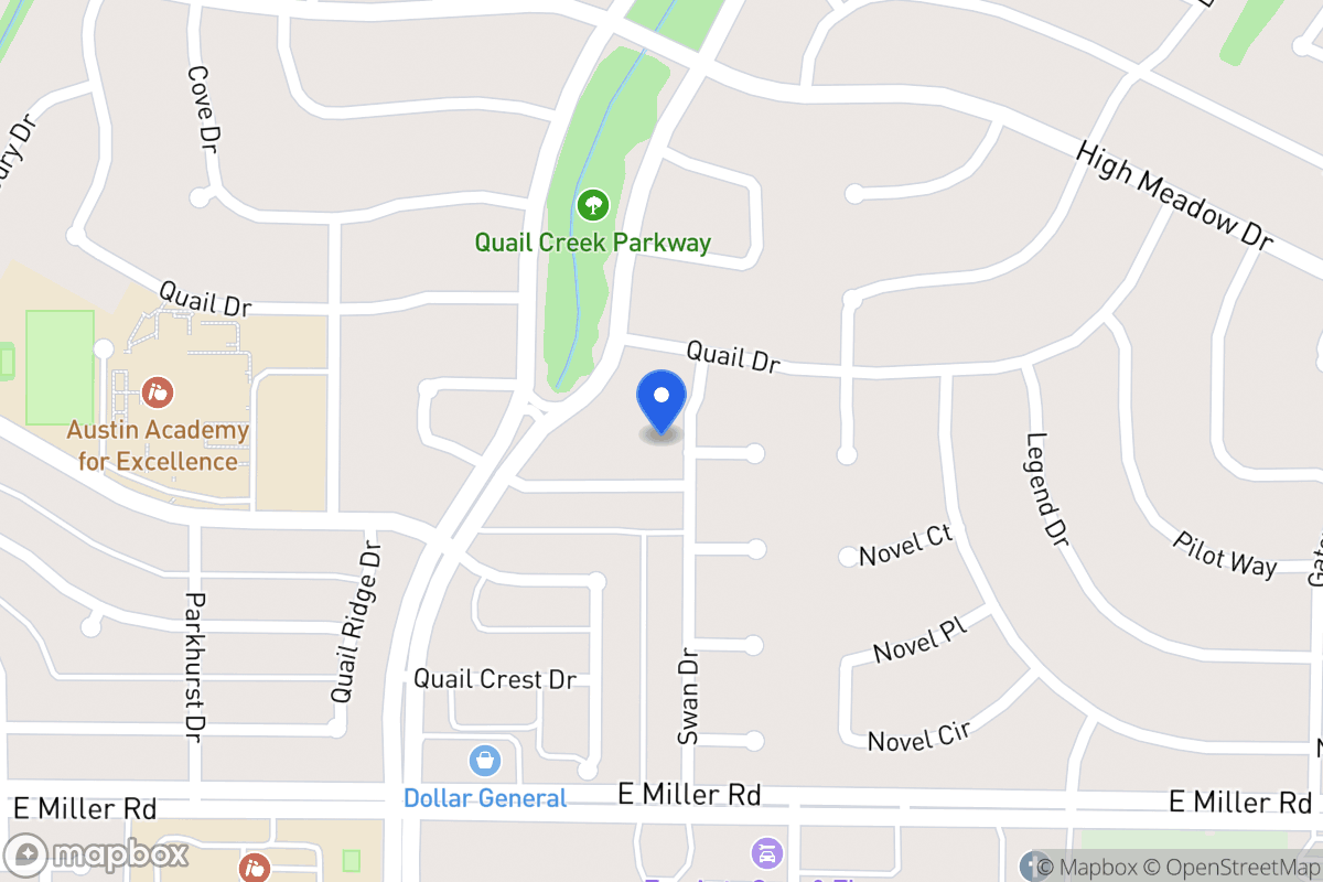 Map of 1713 Swan Dr
