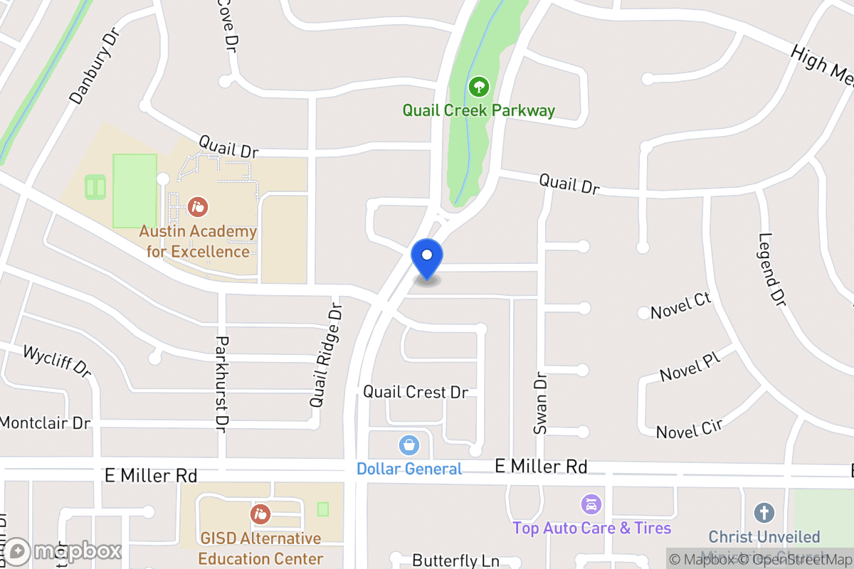 Map of 1402 Eagle Pass