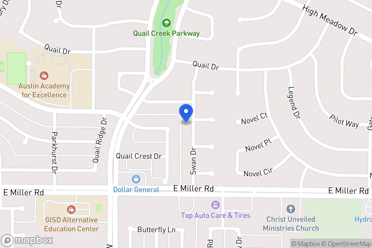 Map of 1809 Swan Dr
