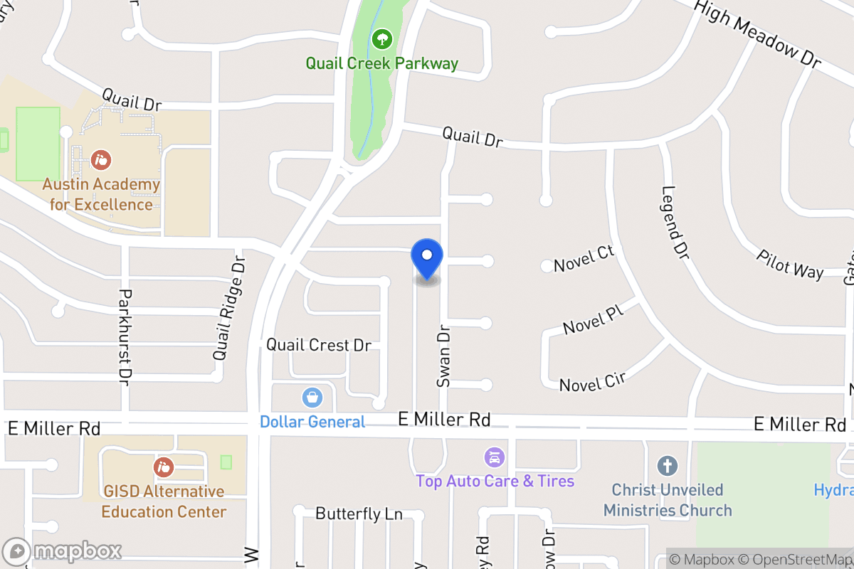 Map of 1813 Swan Dr
