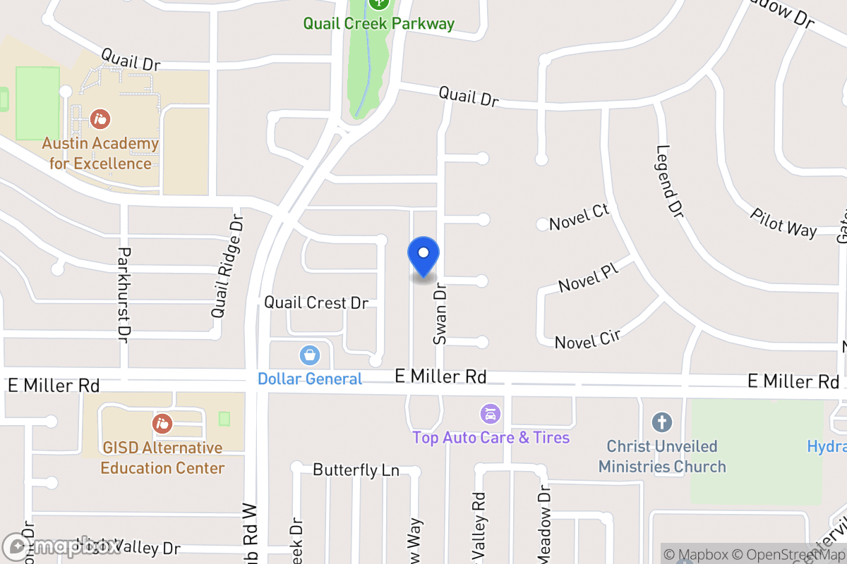Map of 1901 Swan Dr