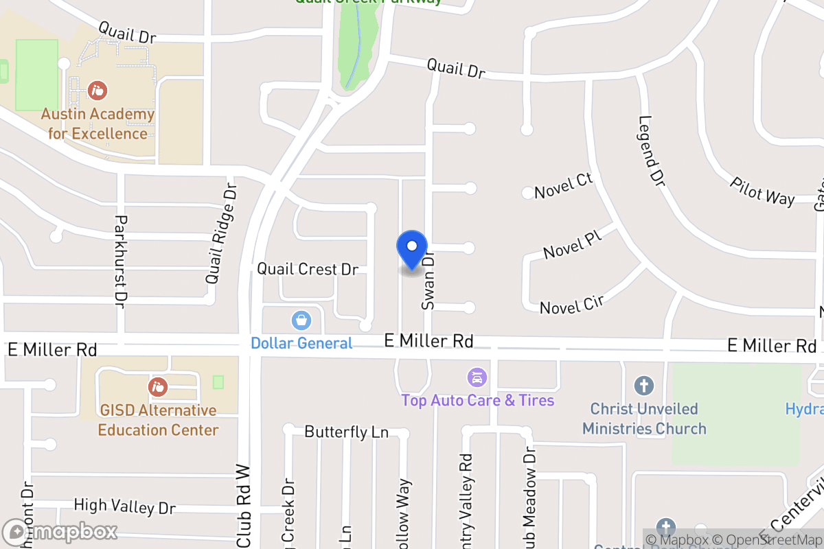 Map of 1909 Swan Dr