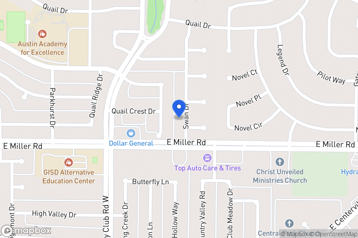 Map of 1913 Swan Dr