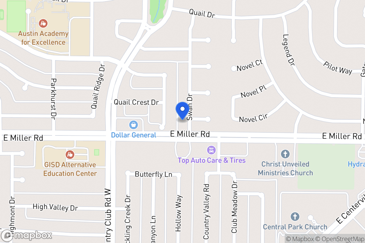 Map of 1921 Swan Dr