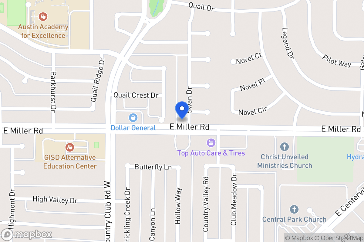 Map of 1925 Swan Dr
