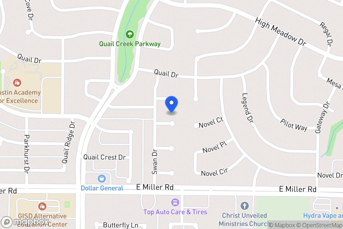 Map of 1509 Pelican Ct