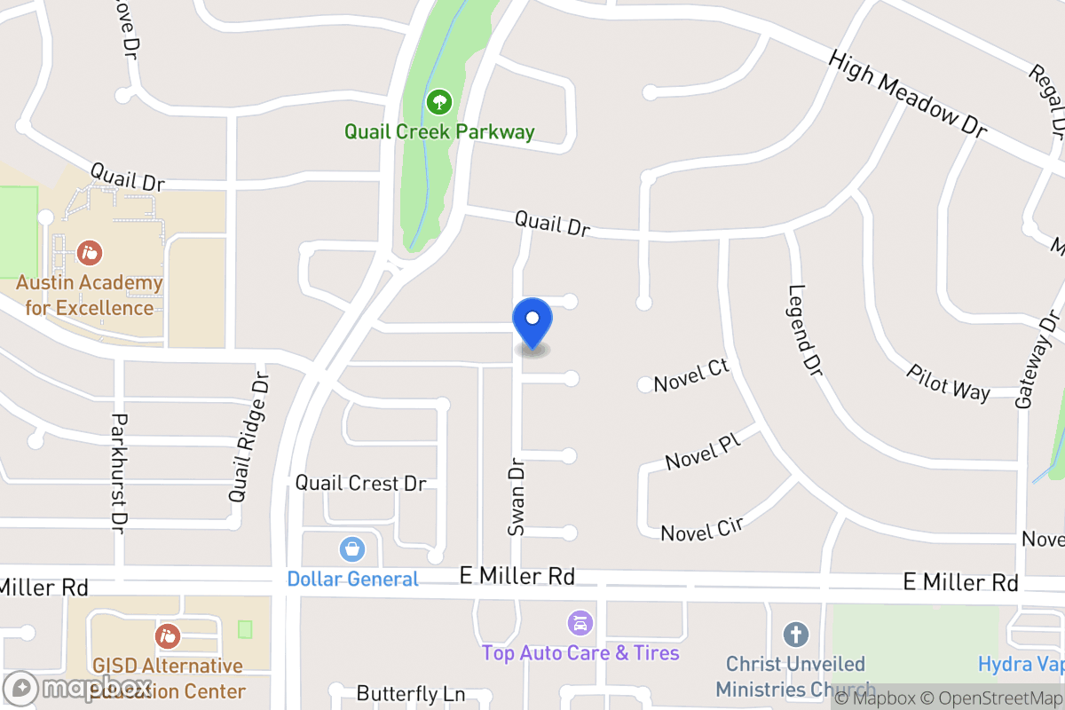 Map of 1501 Pelican Ct