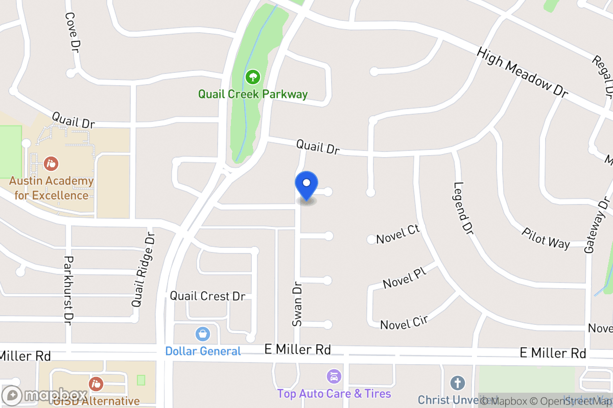 Map of 1502 Falcon Ct