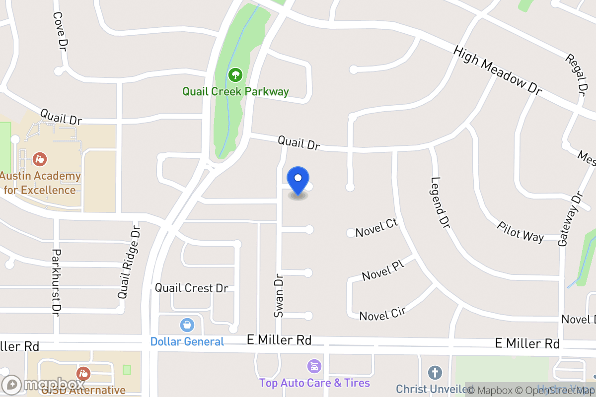 Map of 1506 Falcon Ct
