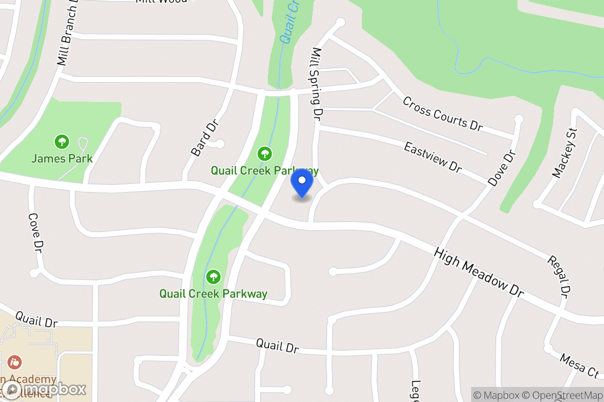 Map of 1261 Regal Dr
