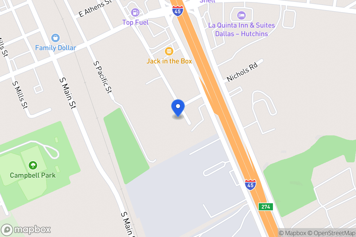 Map of 219 S Austin St
