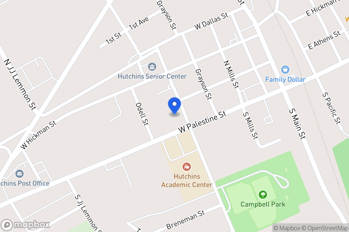 Map of 105 N Denton St