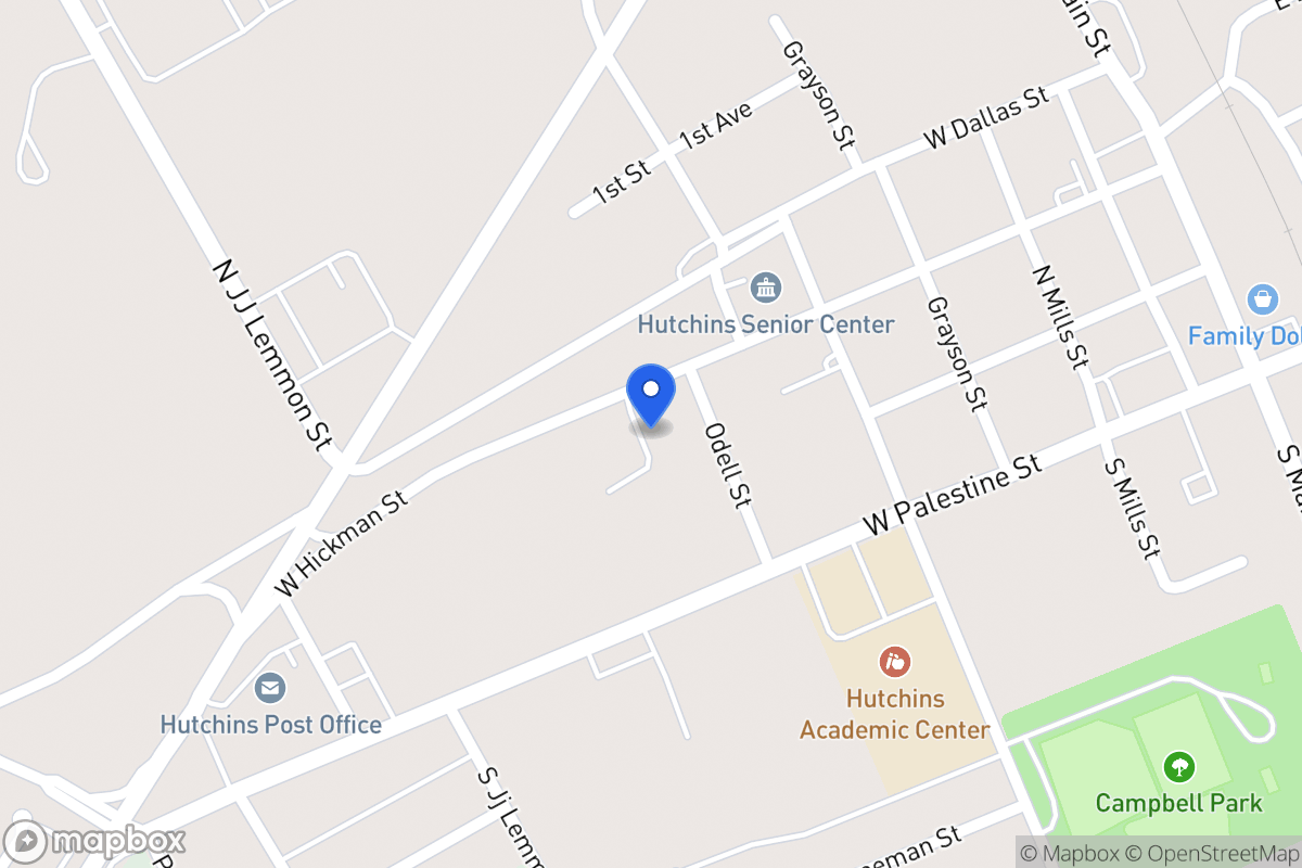 Map of 600 W Hickman St