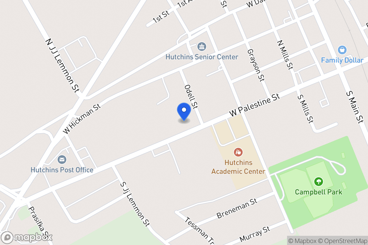 Map of 605 Palestine St