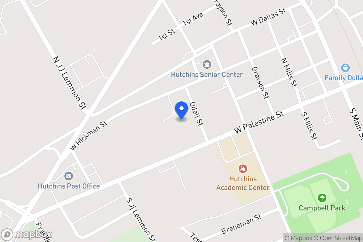 Map of 602 W Hickman St