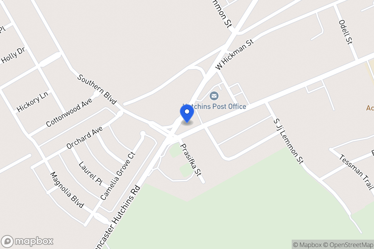 Map of 805 W Palestine St