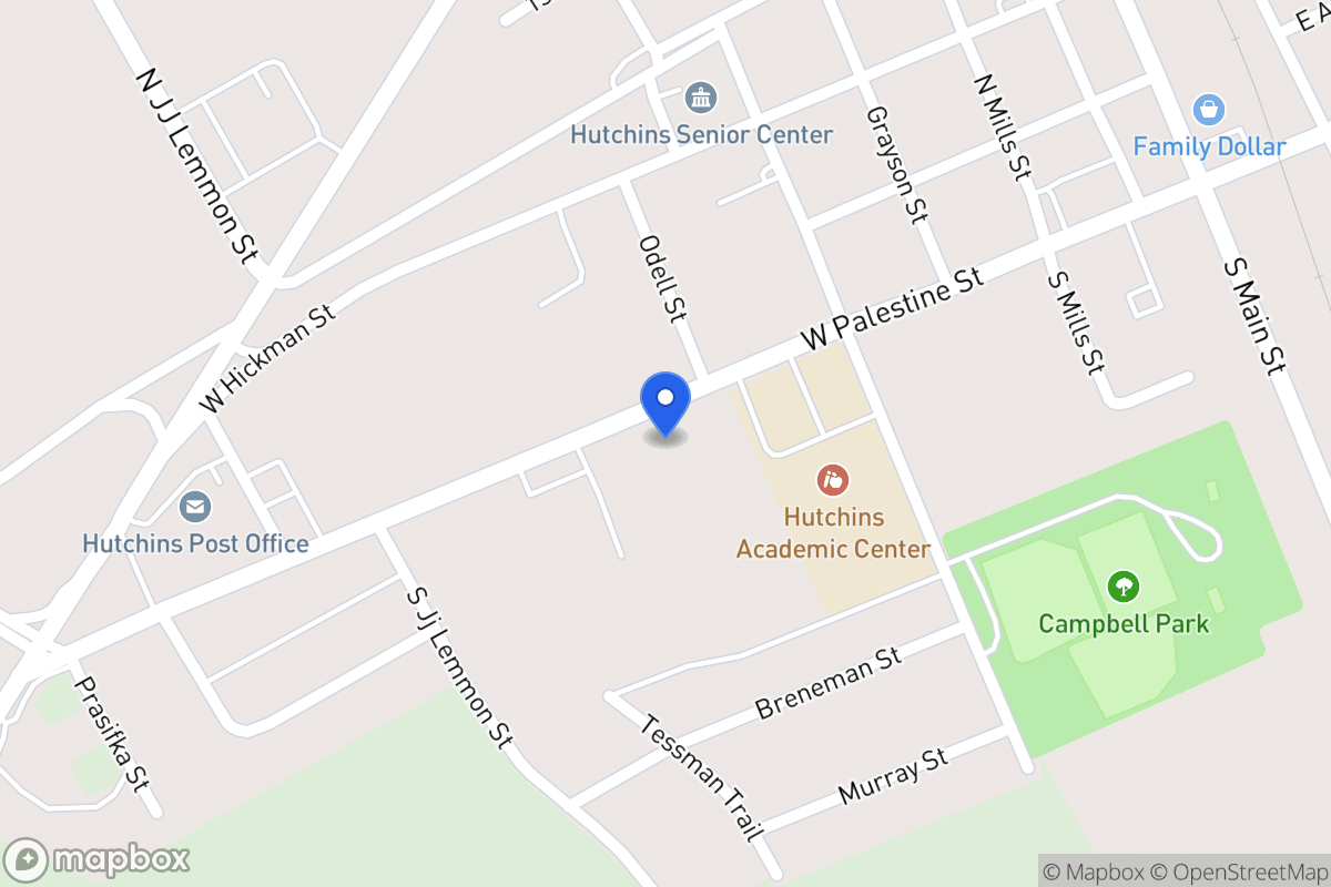 Map of 604 Palestine St