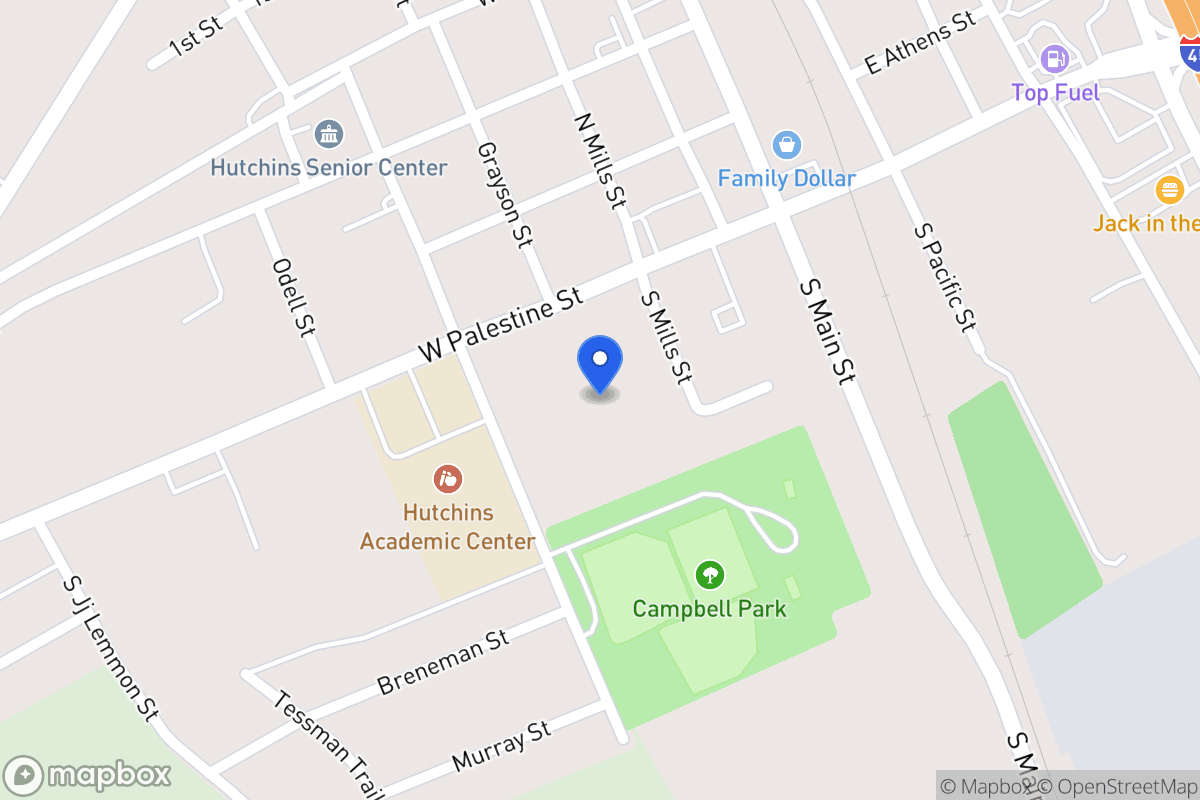 Map of 306 W Palestine St