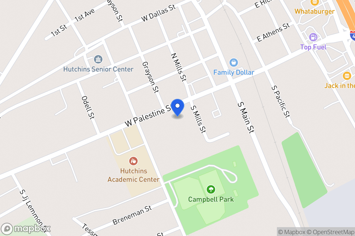 Map of 304 W Palestine St