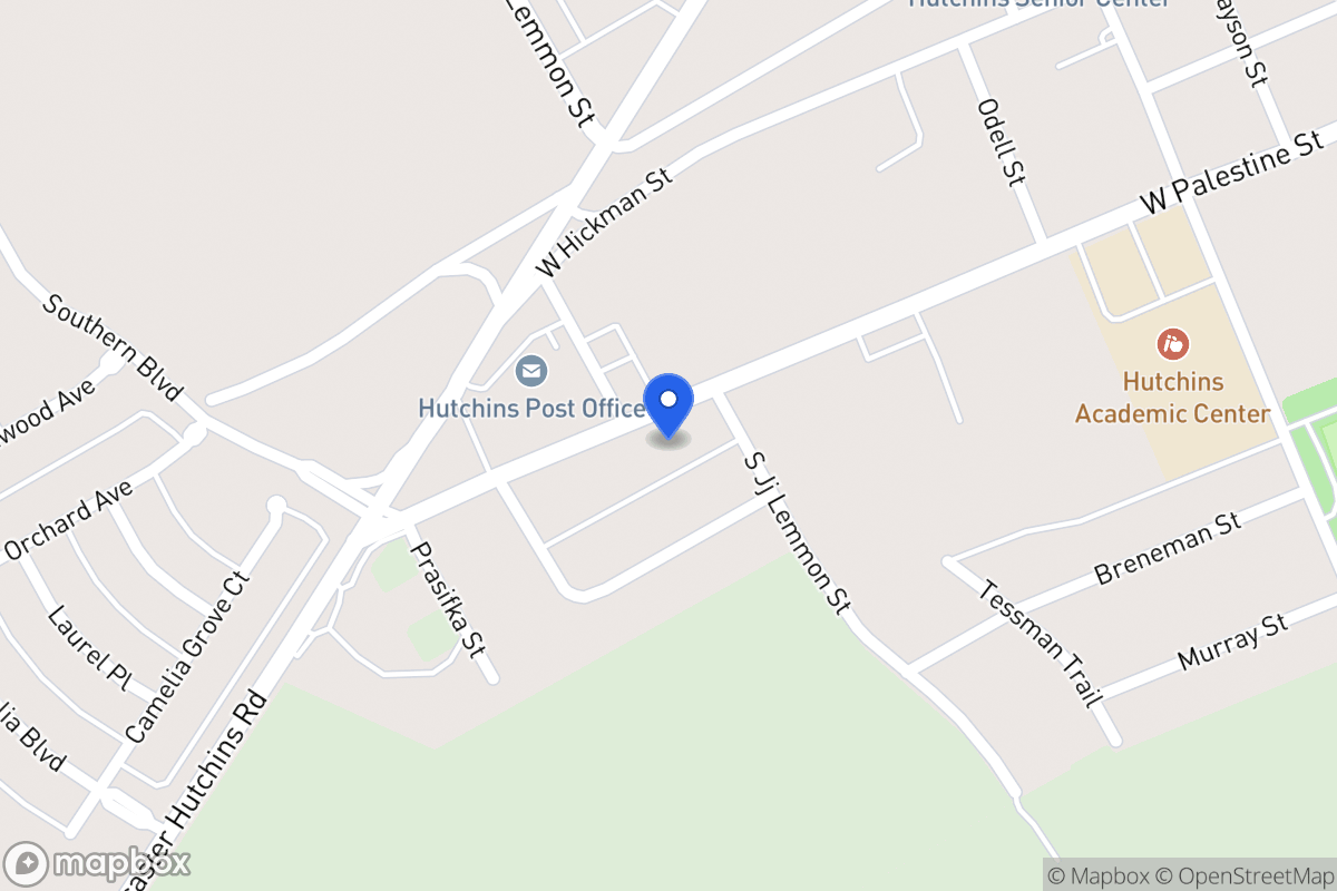 Map of 708 W Palestine St