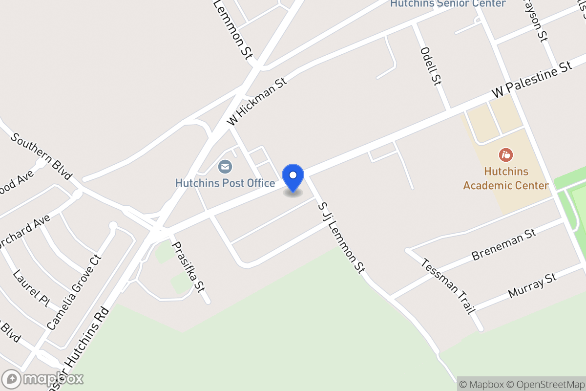 Map of 704 W Palestine St