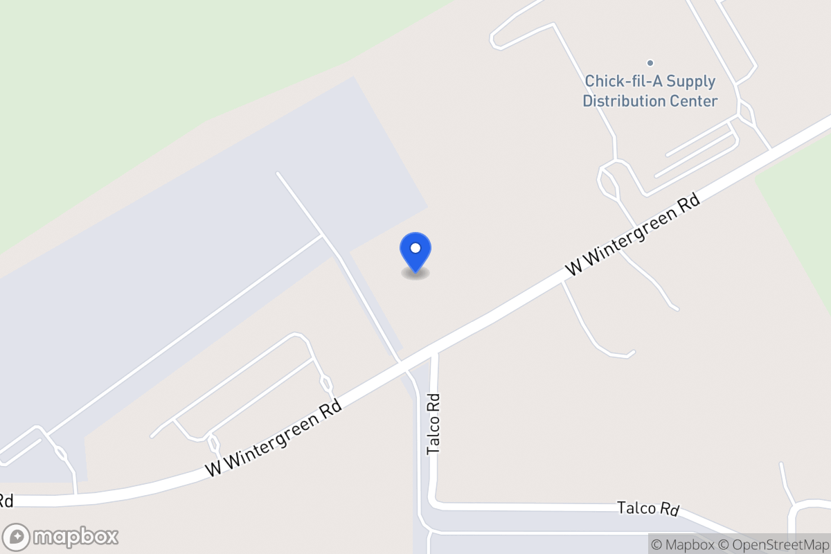 Map of 1301 W Wintergreen Rd