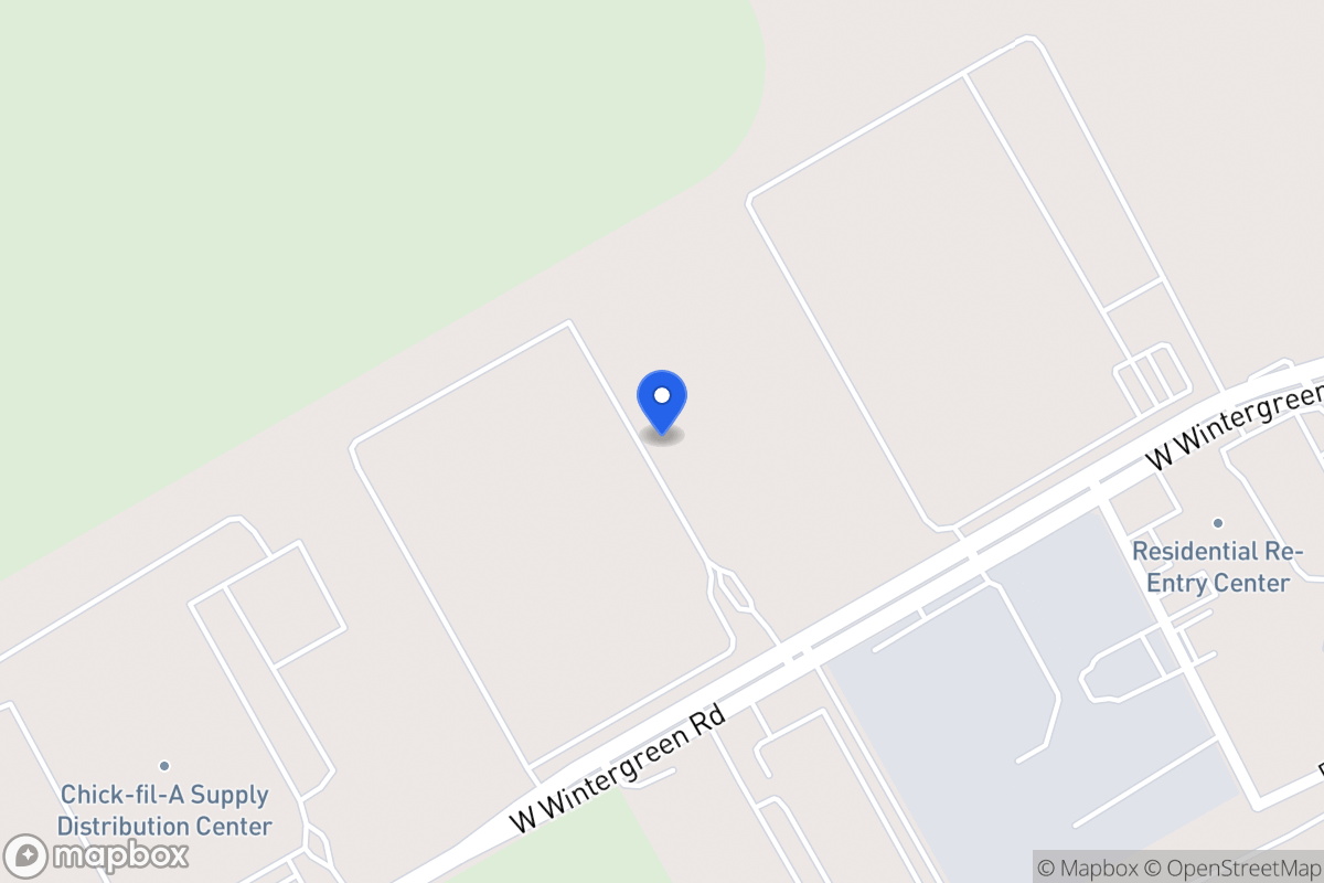 Map of 1015 W Wintergreen Rd