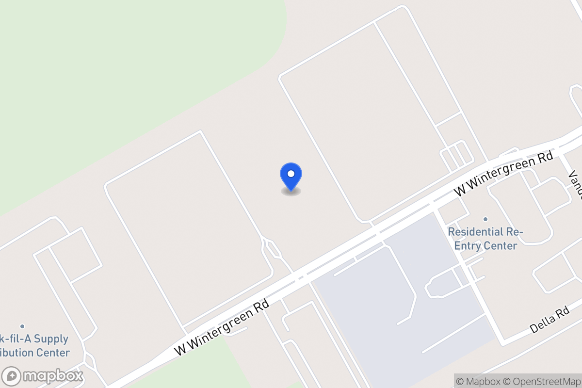 Map of 1011 W Wintergreen Rd