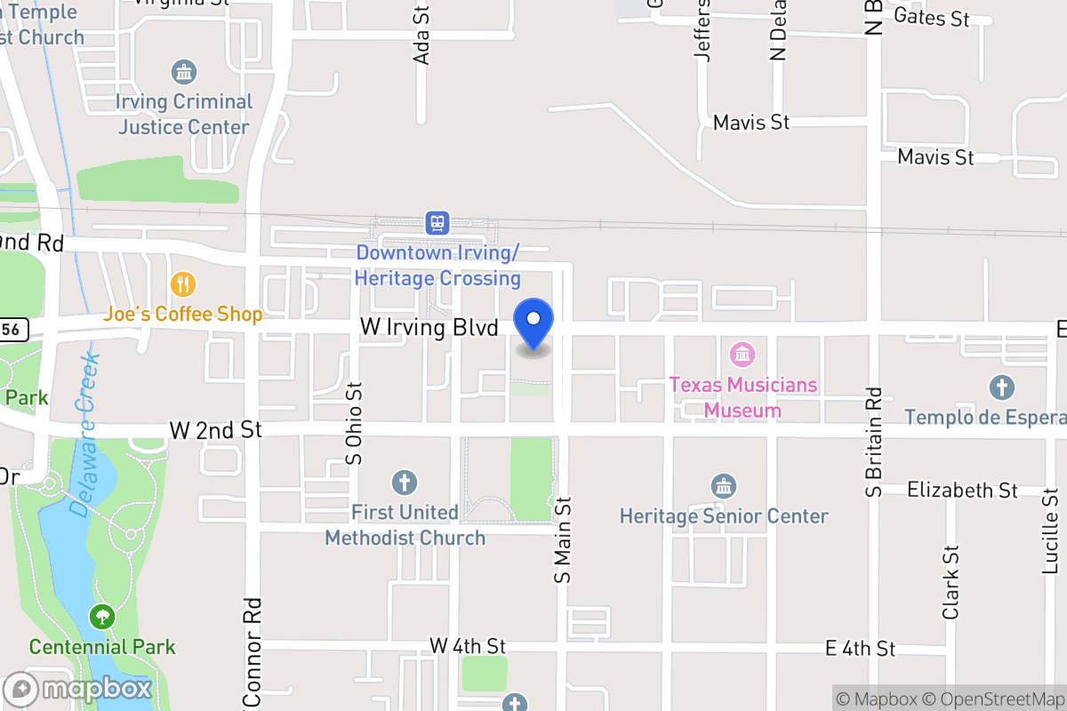 Map of 109 S Main St