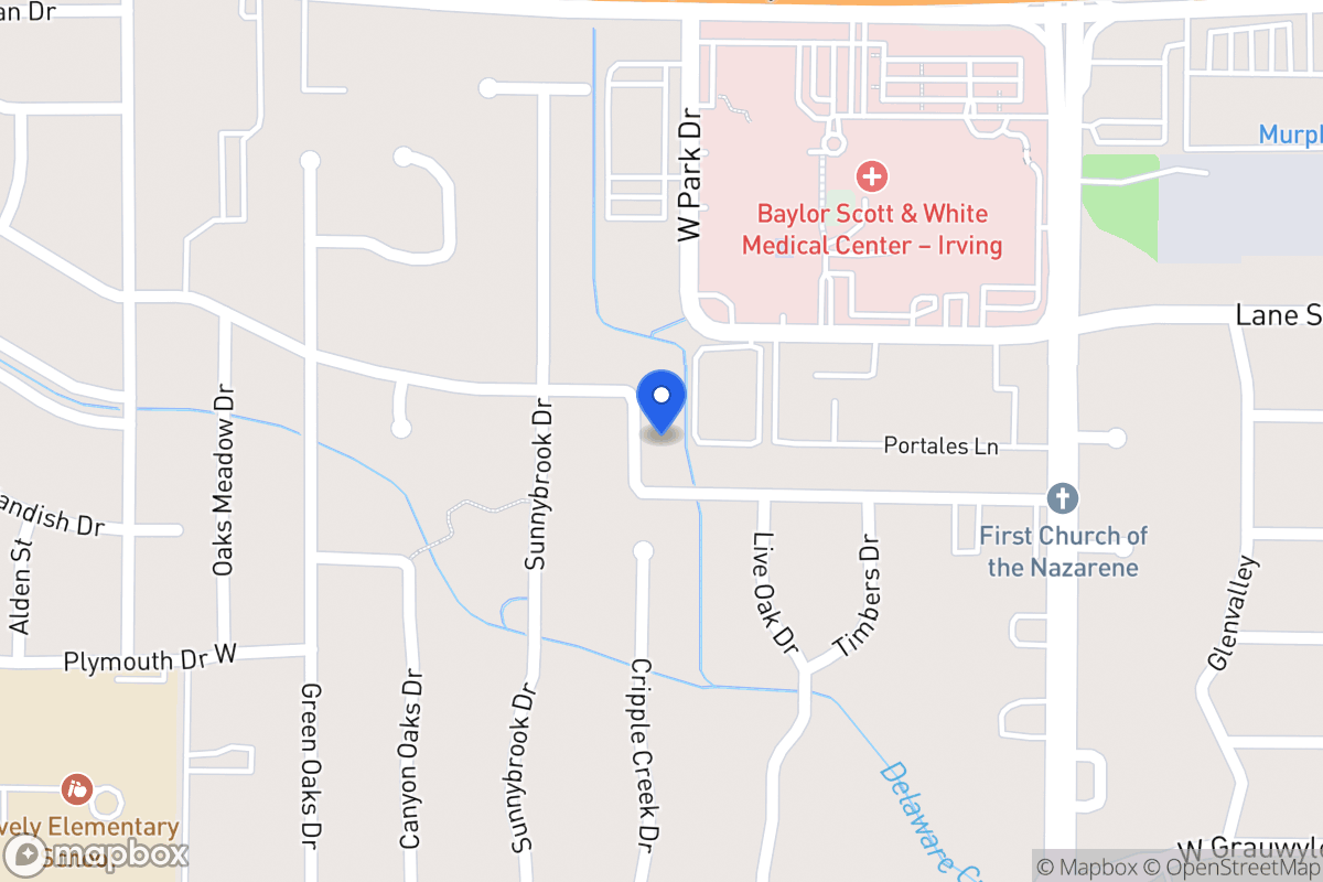 Map of 1404 Colony Dr