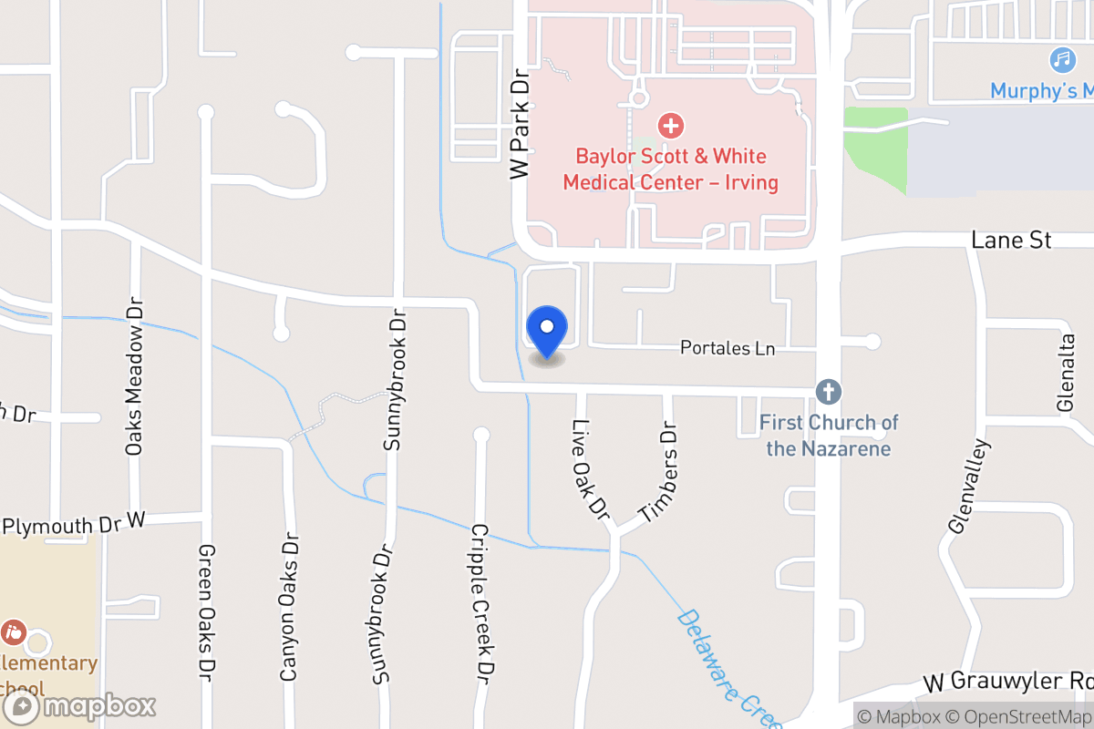 Map of 1313 Colony Dr