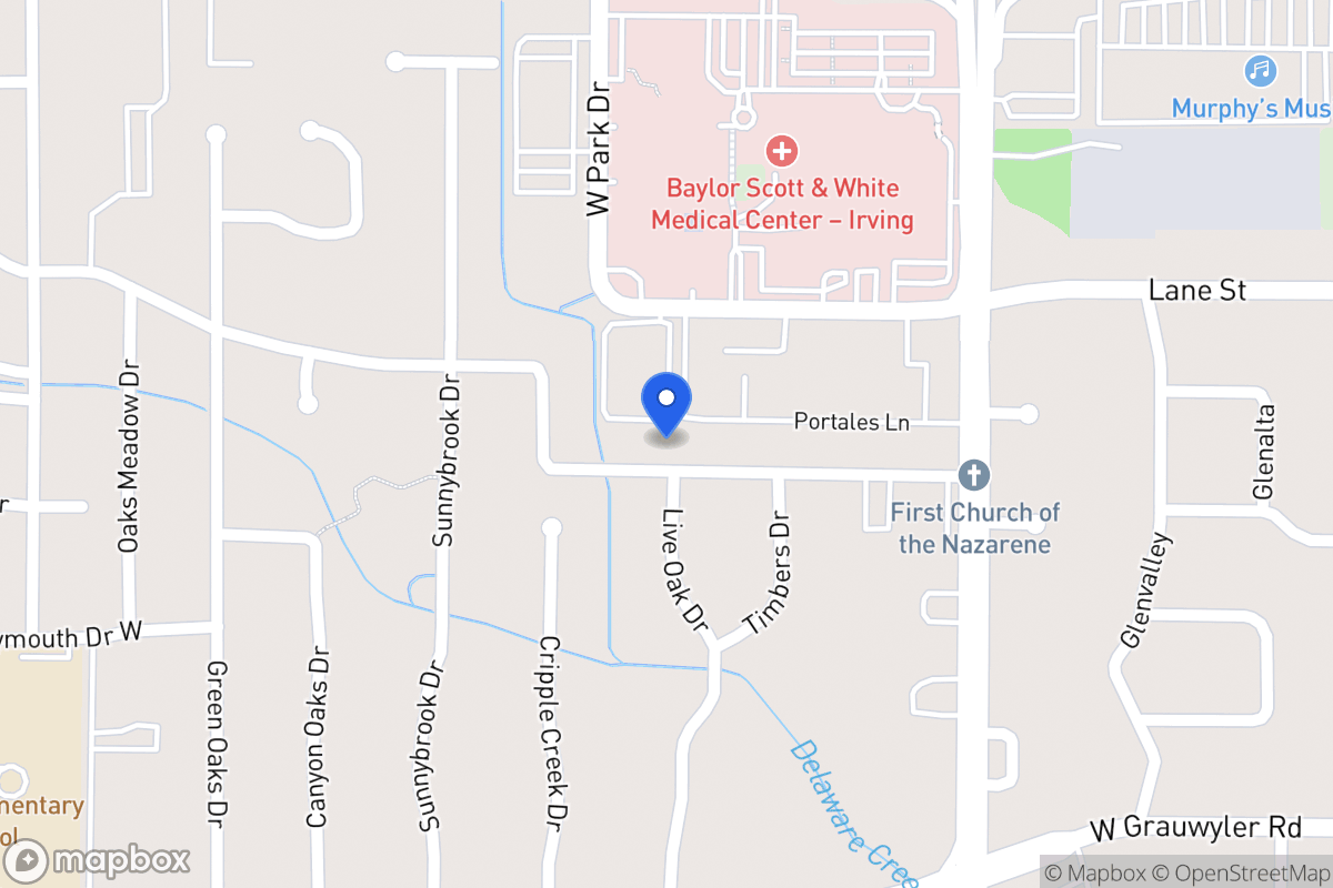 Map of 1301 Colony Dr
