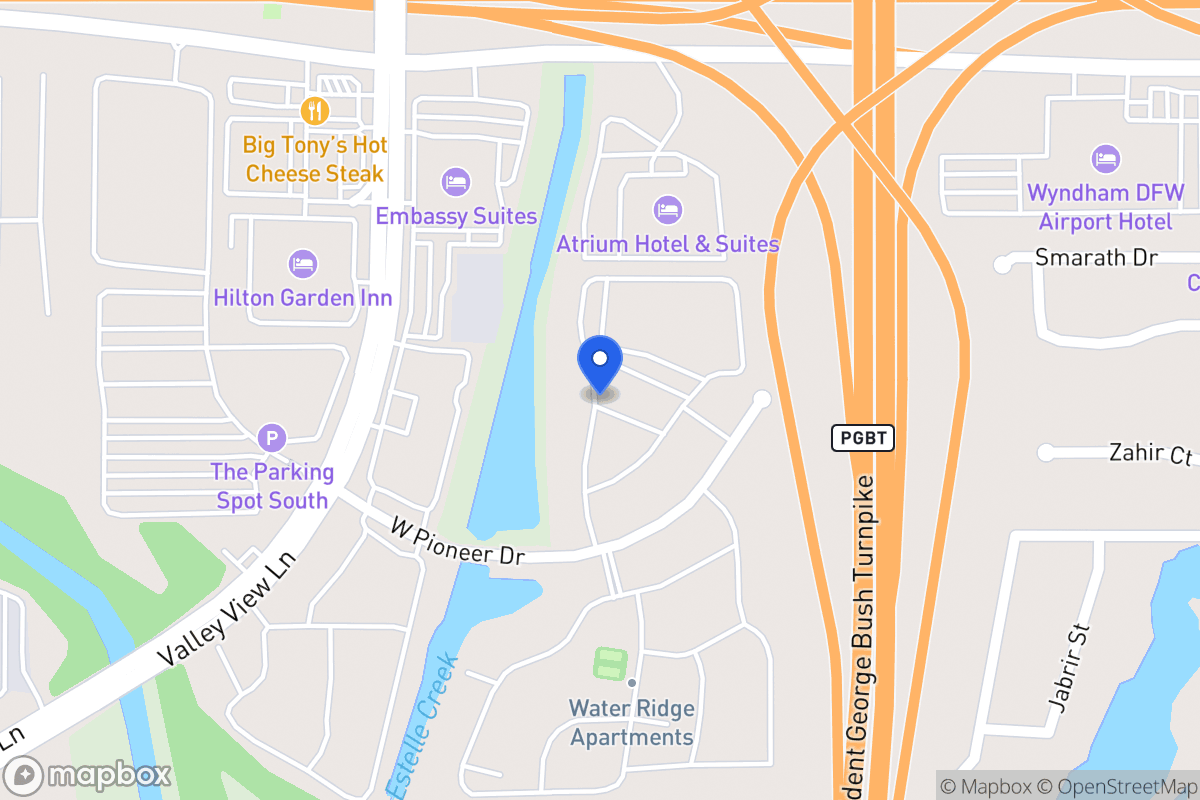 Map of 4525 W Pioneer Dr