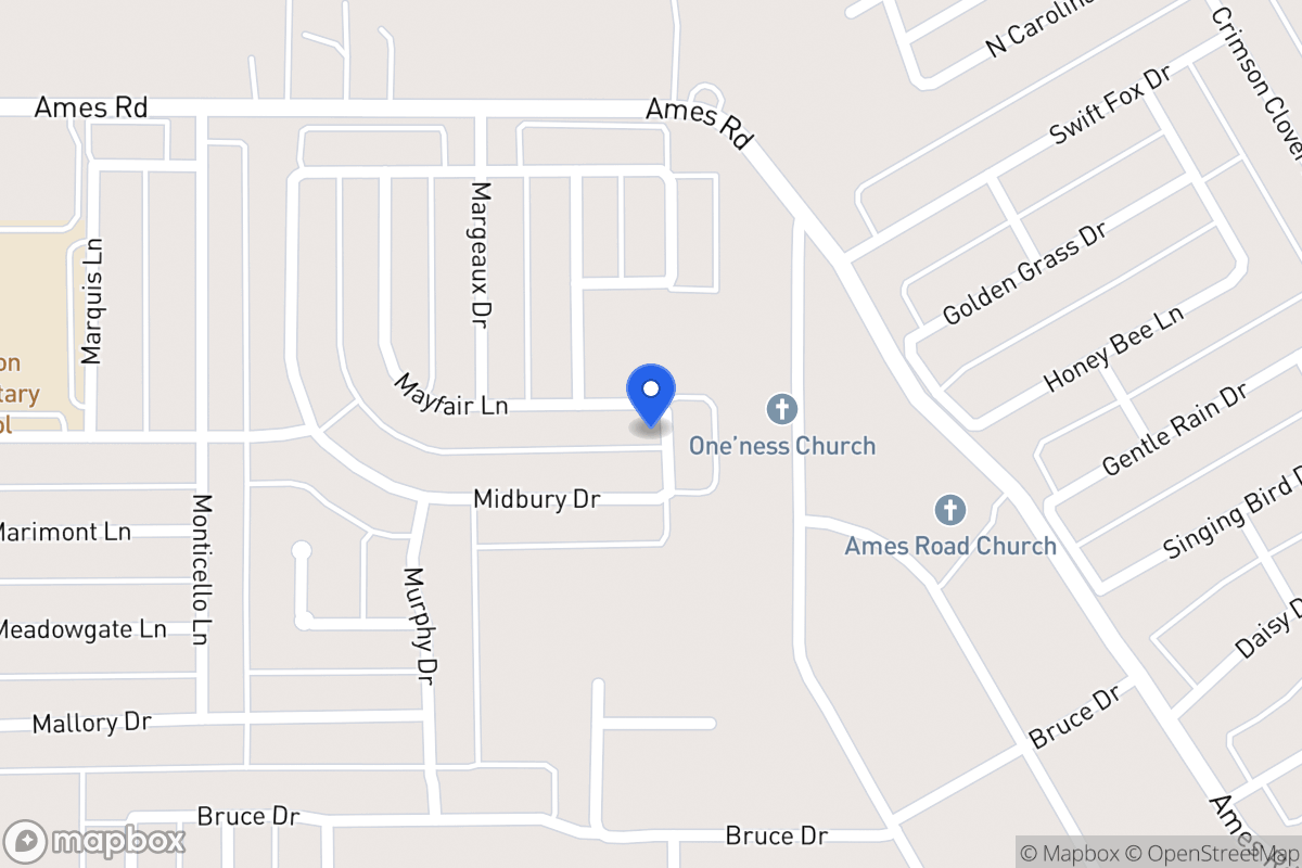 Map of 2202 Mayfair Ln