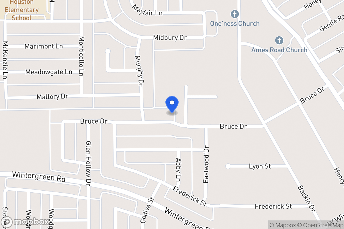 Map of 2115 Bruce Dr