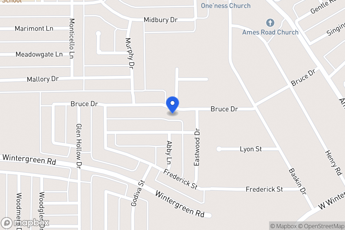 Map of 2110 Bruce Dr