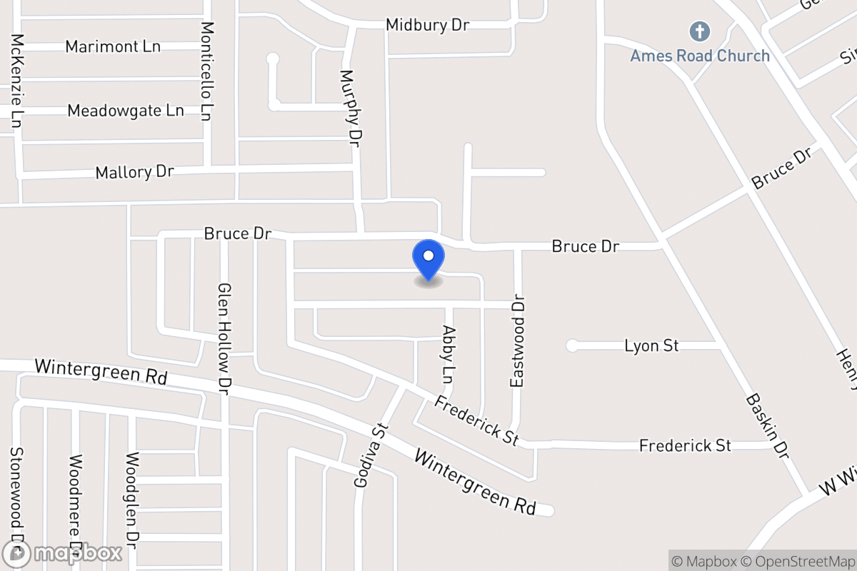 Map of 2109 Marvin Dr
