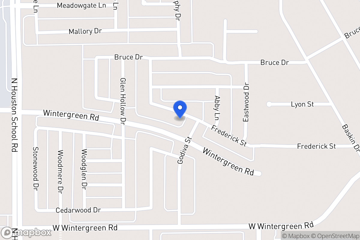 Map of 2208 Frederick St