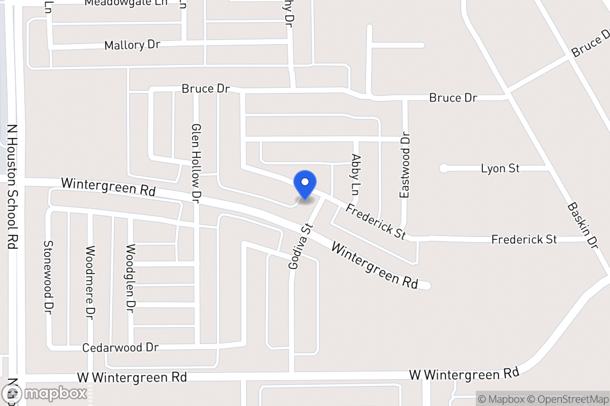 Map of 2204 Frederick St