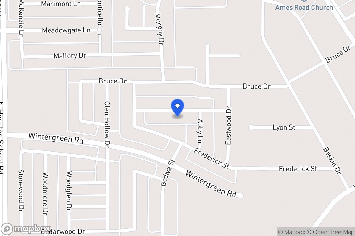 Map of 2206 Marvin Dr