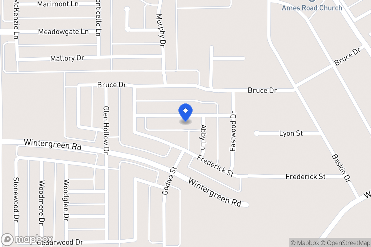 Map of 2202 Marvin Dr