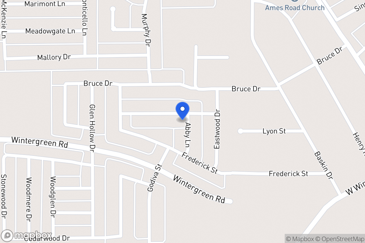 Map of 2110 Marvin Dr