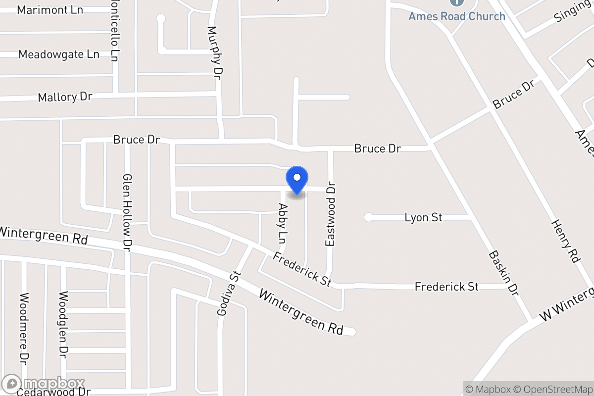 Map of 2508 Abby Ln