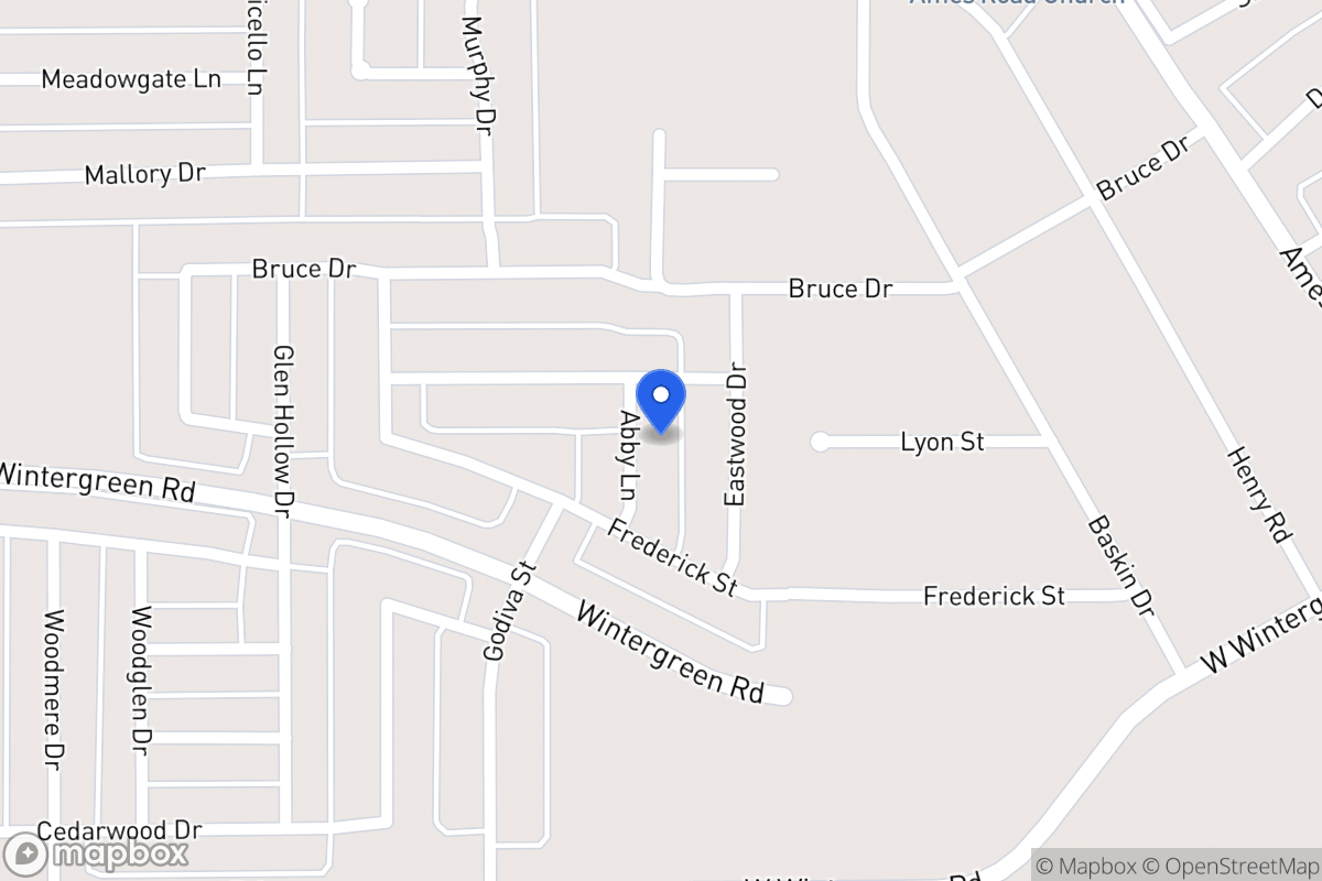 Map of 2422 Abby Ln