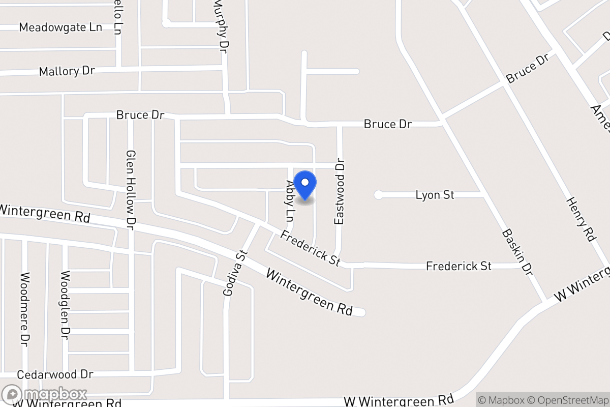 Map of 2418 Abby Ln