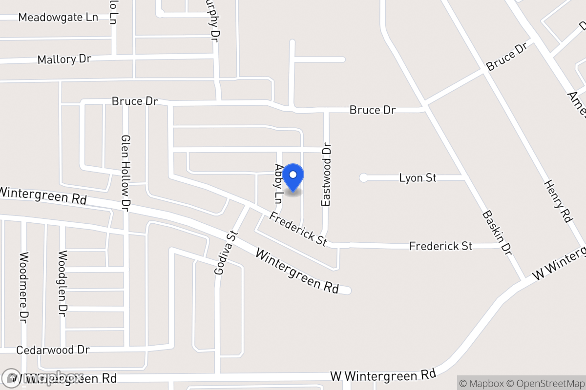 Map of 2414 Abby Ln