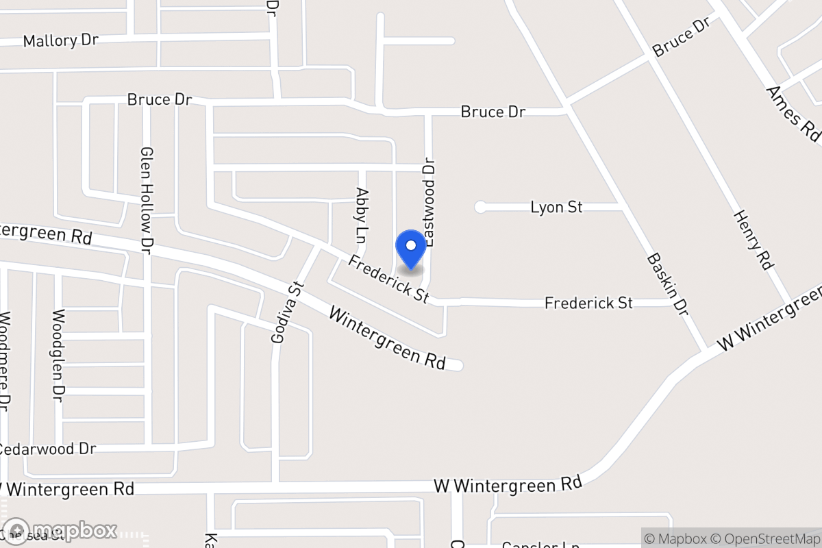 Map of 2311 Eastwood Dr