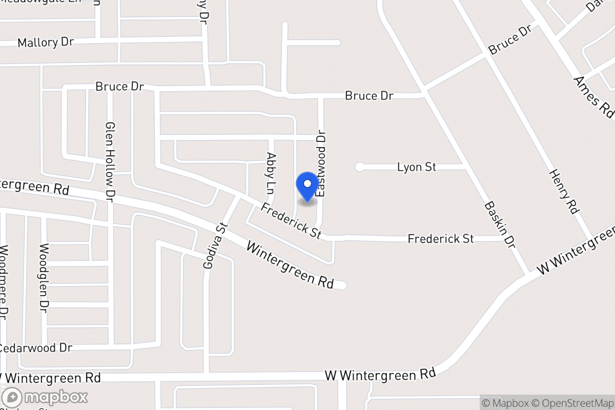 Map of 2315 Eastwood Dr