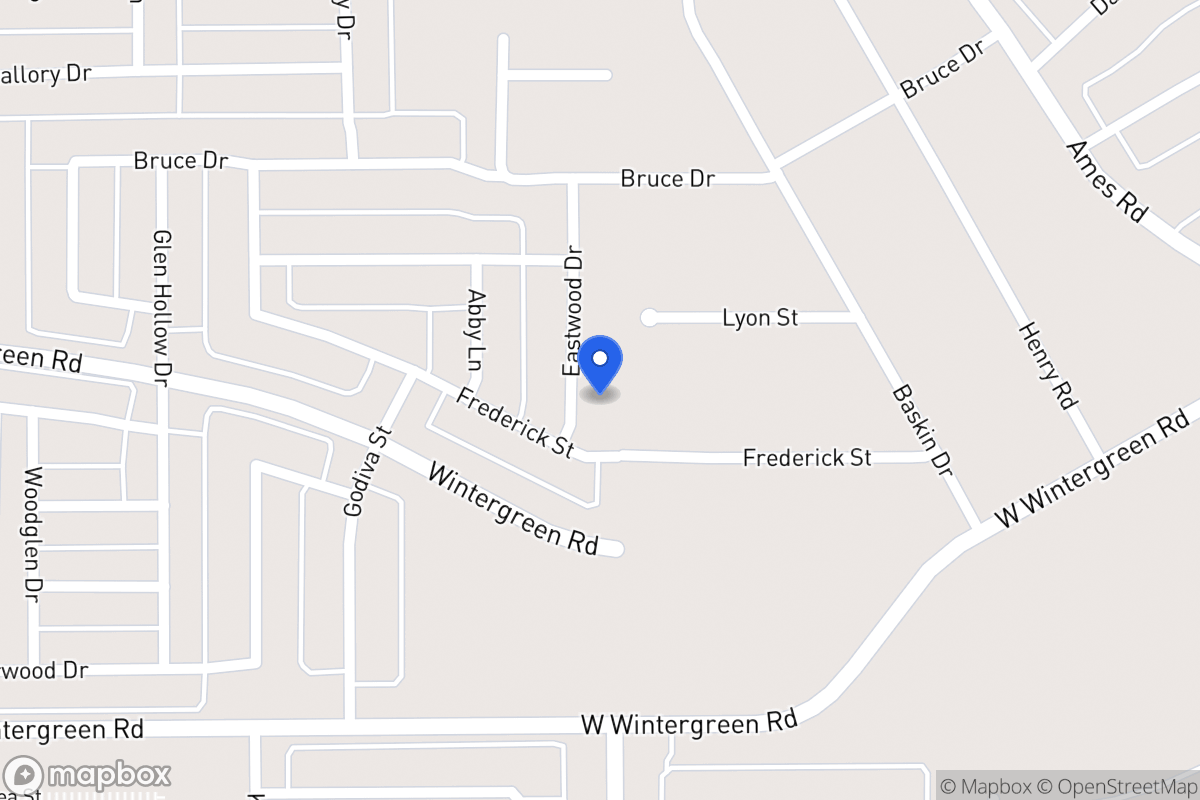 Map of 2312 Eastwood Dr